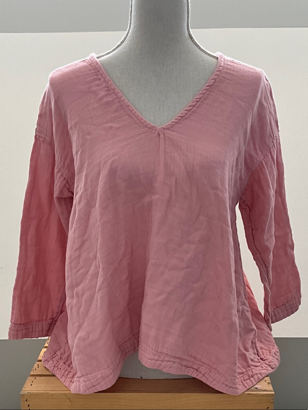Cp shades pink linen shirt